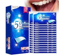HAZMA 28 Unidades De Tiras Blanqueadoras Para Dientes White Stripes, Tiras Blanqueadoras Para Dientes, Blanqueamiento Dental, Tiras Blanqueadoras Profesionales Para Dientes,