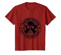 Hazmat Bombero, Técnico Hazmat Certificado-Superpoderes Camiseta, Niños, Arándano, 10 años