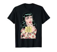 Hazme un Favor y Deja de Hablar sarcástico Retro Pop Art Girl Camiseta