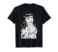 Hazme un Favor y Deja de Hablar sarcástico Retro Pop Art Girl Camiseta