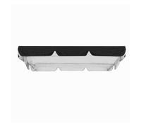 Hazomeu Tela Oxford Recubierta De Plata 600D Toldo Columpios Exteriores para Jardin Resistente ai Agua,con Protección UV Toldo Columpio para Hamaca,Black-164 * 114 * 15cm