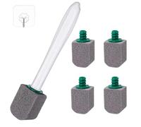 Hazrcvr 5 Piezas Pumice Cleaning Stone, Piedra de Limpieza con Mango, Cleaning Block WC, Piedra PóMez Limpiador Inodoro, Piedra Limpieza con Mango, Bloque de Limpieza para Inodoro para baño, aseos