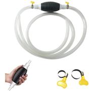 Hazrcvr Bomba Manual de Combustible, Bomba de Sifon Manual de Transferencia con manguera y pinza de metal, Bomba Transferencia Universal,Bomba Transferencia líquido Agua,Bomba Manual de Transferencia