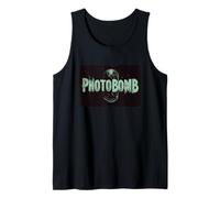 Hazte cargo del marco con la diversión de la bomba fotográfica Camiseta sin Mangas