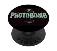 Hazte cargo del marco con la diversión de la bomba fotográfica PopSockets PopGrip Adhesivo