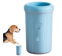 Hazte con el pie de perro, limpiador de patas de perro | Taza de limpieza de pies fangosos para mascotas - Lavadora portátil para mascotas extraíble con pelo suave