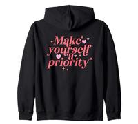 Hazte una Cita prioritaria de Amor Propio Sudadera con Capucha