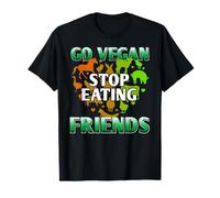 Hazte Vegano Deja de Comer Animales Vida Vegetal ética Camiseta