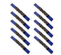 Haztholf Azul Oscuro 10 Piezas Orff Handbell, Handbell de Desarrollo de Capacidades Multi-Facetéticas, Instrumento de Rendimiento de Danza