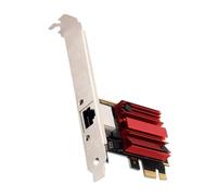 Haztholf - Tarjeta de red PCIe a RJ45, chip RTL8125B, 100/1000Mbps, controlador LAN con cable Ethernet 2.5 Gbps, adaptador para Win7/8/10/11, fabricación ordenada