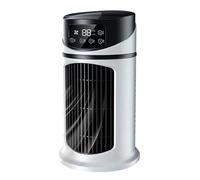 Haztholf Ventilador de escritorio multifuncional Mini Refrigerador Evaporativo Ventilador Ajustable Portátil Humidificador de Niebla