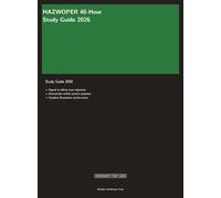 HAZWOPER 40-Hour Study Guide 2026 (Meridian Certification Press Study Guides)