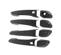 HAZYZKDM Accesorios Para El Coche Para Hyundai Para Tucson 2016 2017 2018 2019 2020 2021 Cubierta De Manija De Puerta De Coche De Fibra De Carbono Embellecedor Accesorios De Estilo