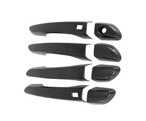 HAZYZKDM Accesorios Para El Coche Para Hyundai Para Tucson 2016 2017 2018 2019 2020 2021 Cubierta De Manija De Puerta De Coche De Fibra De Carbono Embellecedor Accesorios De Estilo