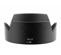 HB-32 Parasol compatible con objetivo Nikon AF-S DX NIKKOR 18-105mm f3.5-5.6G ED VR - 18-140mm f/3.5-5.6G ED VR - 18-70mm f3.5-4.5G ED-IF AF-S DX Zoom -Ê18-135mm f/35mm .5-5.0 6 ED-IF LENS HOOD