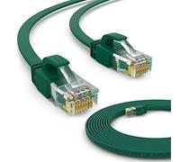 HB DIGITAL Cable de red LAN Slim plano conector RJ45 Cat 6 cobre profesional U/UTP libre de halógenos de RoHS compliant Cat. 6 CAT6 RJ45 Puerto de red Ethernet patchcable