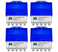 HB-DIGITAL DiseqC Conmutador con carcasa resistente a la intemperie (Full HDTV, 3D, 4K, UHD)