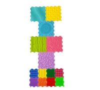 HB.YE Tapete de Juego ortopédico de Rompecabezas de Masaje, tapete de Entrenamiento sensorial Texturizado, Azulejos para niños y Adultos, niños autistas (14 Pieces)