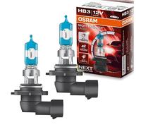 HB3 Osram Lámpara (2Pz) Coches y Motos Noche Breaker Láser 12V +150% De Luz Más