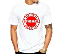 HB3rd2efd Rare Design TV Series Chicago Firefighter Fire Department T-Shirt