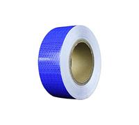 HBALDTEDC Cinta de Advertencia de Peligro, Cinta Reflectante de 2 Pulgadas x 9,8 pies, Paquete de 1 Pegatina de Seguridad Multicolor(Blue)