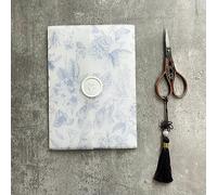 HBALDTEDC Fundas de vitela para Invitaciones, Envoltorio de vitela con Flores Azules Adecuado for una invitación de Boda de 5 x 7(60pcs)