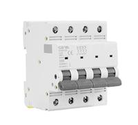 HBALDTEDC Interruptor automático doméstico, GYM9-125 MCB 4P 80A 100A 125A CA C Curva disyuntor eléctrico 4P Ancho 71,2mm 400V 6KA(100a)