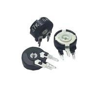HBALDTEDC Interruptor de Palanca con potenciómetro para, Paquete de 10 potenciómetros de Ajuste PT10-47k Ohm Resistencia Orificio de Flecha