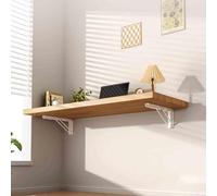 HBALDTEDC Mesa Colgante Plegable de Pared， Folding desks for Small Spaces Solid Wood，Multiple Styles Available,Strong Load-Bearing Capacity(100 * 30cm)