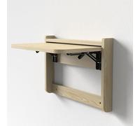 HBALDTEDC Mesa Colgante Plegable de Pared, Múltiples Estilos Disponibles, Fuerte Capacidad de Carga, fácil de Instalar, Adecuado(Beige,50 * 26cm)