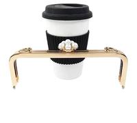 HBALDTEDC Monedero de Metal, 1/2/5 Piezas 20 cm manija de Metal for Bolso Marco de Monedero Bolso de Mano Cierre de Beso Accesorios de Bricolaje Cierre de Beso Lockv(LightGold,20cm-1Pc)