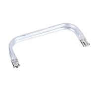 HBALDTEDC Monedero de Metal, 1 Pieza de Marco de Bolso de Mujer, Marco de Tubo de Aluminio metálico, manija de Bolso, Piezas de Bolso de Mano, Cierre de Beso, Cerradura(220x90mm)