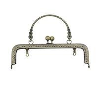 HBALDTEDC Monedero de Metal, Marco de Bolso Cierre de Beso Marco de Cierre de Bolso Bolso Cierre de Beso Hebilla de Marco de Bolso Bolso Cierres de Bolso Accesorio Cierre de Beso Lockv(Bronze)