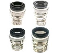 HBALDTEDC Sello mecánico del Eje de la Bomba de Agua， Sello de maquinaria Tipo 155 de cerámica de Carbono NBR de Acero Inoxidable for diámetro de Eje de 10 a 40 mm(40mm)