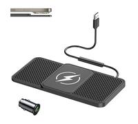 HBANMK Cargador Inalámbrico Coche para Lincoln Nautilus Corsair Corsair PHEV MKC MKT, Base de Carga 20W, Cargador Teléfono Coche, Superficie Antideslizante, Colocación Estable,B USB 30cm