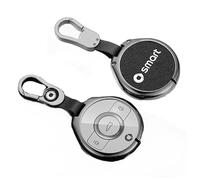 HBANMK Funda para Llave de Coche para Smart #1#3 Pro+, Carcasa Llave para Mando, Cubierta Llaves Coche, Accesorios Cubierta Funda Protectora para Llave de Coche,A Black