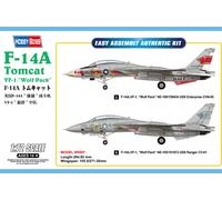 Hobbyboss 1:72 F-14a Tomcat" Vf-1 Wolf Pack " Avión Kit de Modelismo