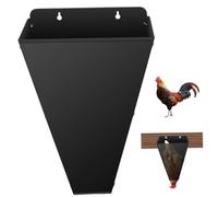 Hbbgdiy Cono de Pollo para carnicería con un Cono de Asesinato a Prueba de óxido para Aves de Matanza, Matanza montada en la Pared con una Gran Abertura para Pollos, Patos, gallinas, gallos