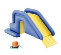 Hbbgdiy Diapositiva de Piscina Inflable, tobogán de Piscina PVC de 78.7x33.5x31.5 Pulgadas, al Aire Libre, Interiores, Trasero, Azul.