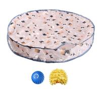 Hbbgdiy Juguetes de Gato interactivos Bola de Rodadura rápida Recargable en Juego de Juego automático Movimiento de Movimiento en de Gato escondite y Busca Juguete Divertido.