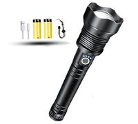 Hbbgdiy Linterna LED Recargable de Alta luminosidad, Resistente al Agua, Carga USB, Enfoque telescópico, ultrabrillante, Potente para Acampar al Aire Libre, P70.