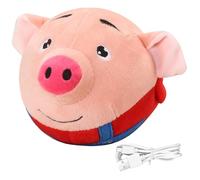 Hbbgdiy Toy de Perro en Movimiento USB USB Recargable Bola de Perro autovoltiva interactiva con Sonido de Rebote, Bola de risita Activa Lavable para el Entrenamiento de Perros y Estilo de Juego 1.