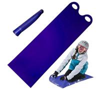 Hbbgdiy Trineo de Nieve Ligero Enrollable, Juguete de Nieve portátil de Alta Velocidad de 54x17 Pulgadas para niños y Adultos, Trineo y Juego de Invierno al Aire Libre