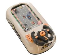 Hbbgdiy Volante de Juguete, Juego de Carreras portátil con Sonidos, Velocidad Ajustable, simulación eléctrica, simulador de conducción para niños, Juguete Educativo.