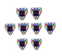 HBBursts 4Luces Traseras Estroboscópicas Solares, Luz Advertencia LED,Impermeable, Señales Tráfico Seguridad For Camión,Motocicleta,Bicicleta,Camping,Uso Emergencia Aire Libre(8pack,Bracket)