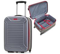 HBBursts Equipaje Plegable, Caja De Almacenamiento Liviana, Maletín Rígido con Ruedas, Resistente A Caídas Y Presión, No Es Fácil De Deformar (Color : Red, Size : 20inch)
