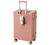 HBBursts Maleta Portátil con Ruedas Universales, Diseño De Separación De Espacios, Caja De Almacenamiento, Resistente A Caídas Y Presión, For Viajes Y Escuela (Color : 22 Rack, Size : Rose)