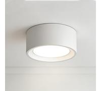 HBBursts Mini Downlight LED De Montaje En Superficie, Diseño Cilindro Blanco Y Negro, Iluminación Fría Cálida, Foco Interior Brillante For Balcón, Porche, Pasillo(White 6000K cold,9W (Ф110mm))