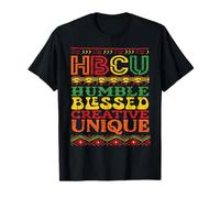 HBCU College Humbled Blessed Creative Unique Black History Camiseta