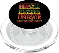 HBCU College Humbled Blessed Creative Unique Black History PopSockets PopGrip para MagSafe